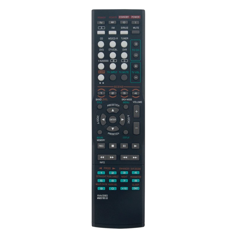 for-YAMAHA New RAV280-WN05780 Replaced Remote Control for Yamaha AV Receiver