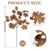 Wavwavw 6 Pcs 31.5in Faux Oak Branch with Acorns Fake