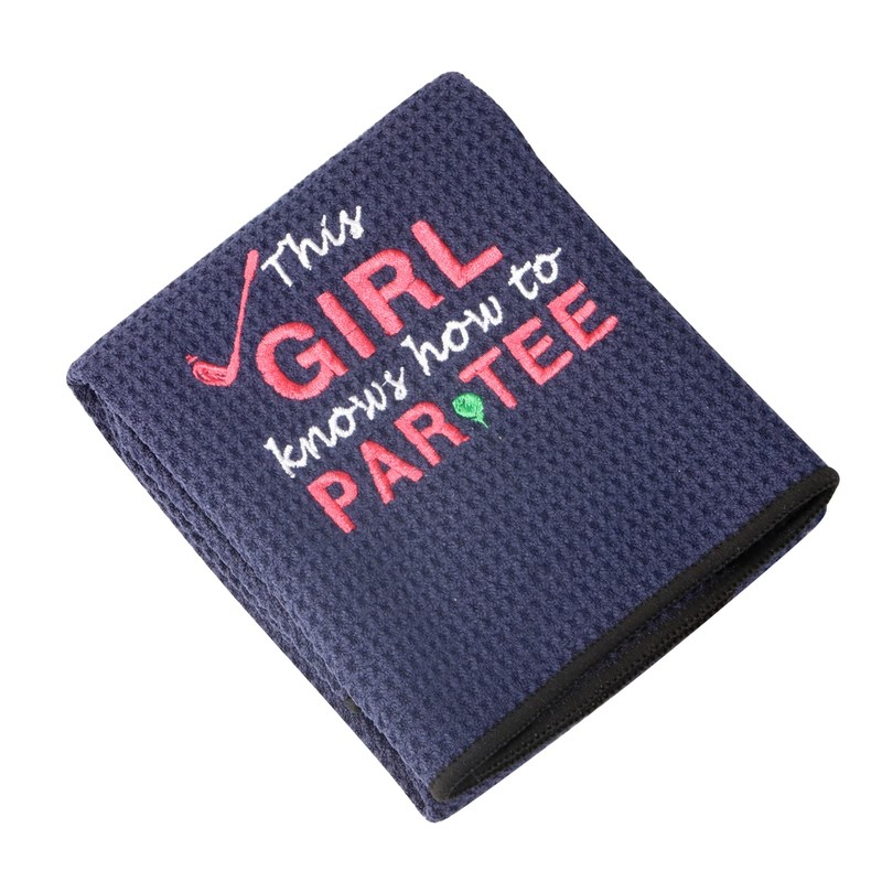 Funny Golf Towels for Women This Girl Knows How to