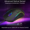Laser Wired Gaming Mouse MI1210, RGB, 12800 DPI, 6 Buttons,