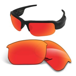 1.5MM Replacement Lenses Compatible With BOSE Tempo BMD0010 Smart Sunglasses, Anti-Scratch and Impact Resistant - Orange Red Polarized