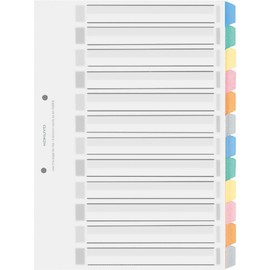コクヨ ファイル インデックス 仕切カード PP A4 12山 5組 シキ-P100
