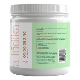 Oxido De Zinc Puro En Polvo Uso Talco, Desodorante 500g                                                                                               