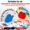 Celehappy 4-Pack Card Holder for Playing Cards Triangle Shaped