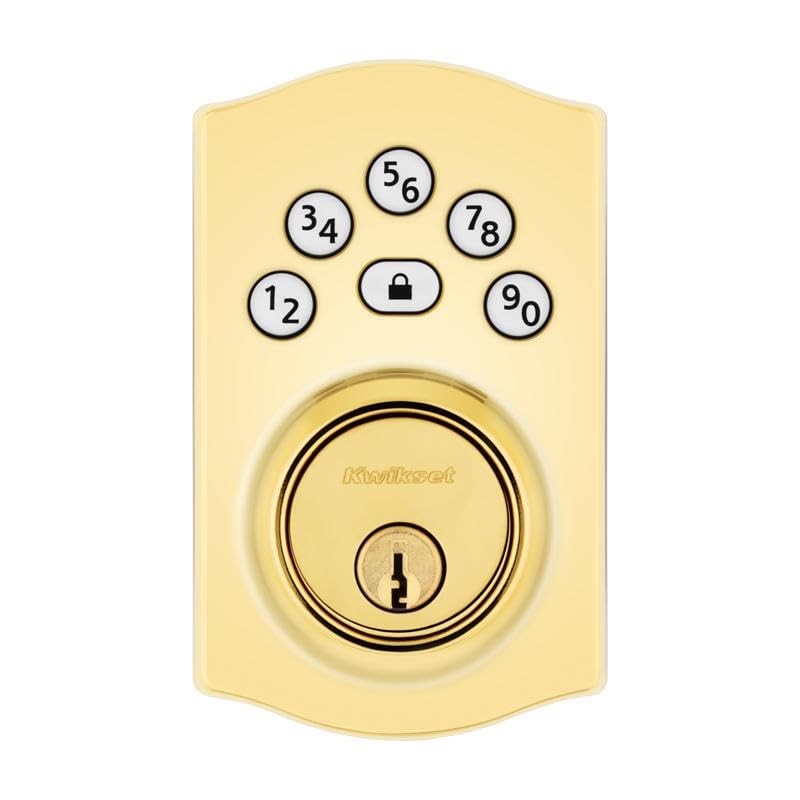 Kwikset 9240TRL-L03 Traditional Powerbolt Electronic SmartCode Deadbolt with RCAL Latch