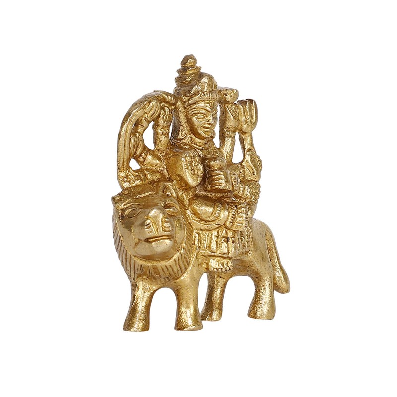 GURU JEE Brass Statue Goddess Maa Durga MATA Rani Murti