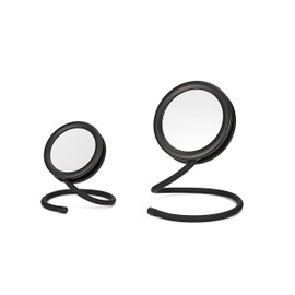 Joy Mangano Handy Hook Espejos, Negro, 1, 0.8