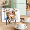 MXLINSW Best Mom Ever Picture Frame-Wood Photo Frame for Mom-Minimalist