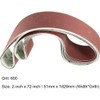 MACHSWON 2 x 72 Inch Sandpaper Belt Aluminum Oxide Sanding