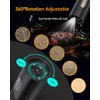 CIRCLE JOY Electric Rechargeable Salt and Pepper Grinder Set
