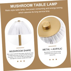 Operitacx Modern Led Desk Lamp Retro Table Lamp Touch Sensor Dimmable Charged for Study Reading