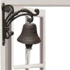 Cast Iron Wall Bell Rustic Style Aristocratic Logo Manually Shaking
