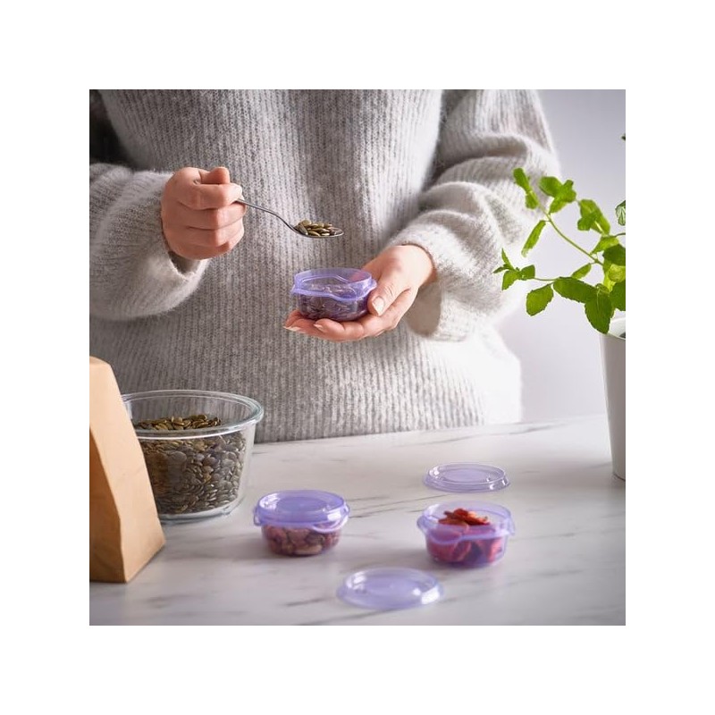 ProTuning PRUTA Recipiente para alimentos con tapa, lila, 70 ml