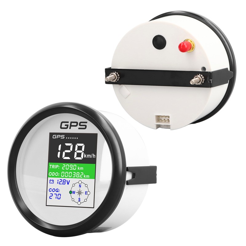 85mm GPS Speedometer Knot Mph Km/H Multifunction DC9‑32V TFT Screen