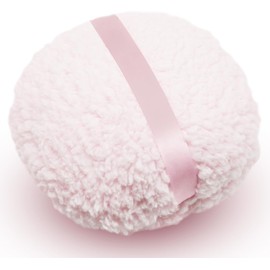 Pink Powder Puff, Delicate and Soft Dusting Powder with Puff for Women, Body Powder Puff Large Dusting Powder (Pink)