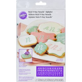 Wilton Stick-N-Stay - Plantillas monograma
