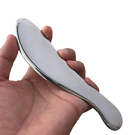 Gua sha Tool gua sha Stainless Steel iastm Tool Gussha Massage Tool Muscle Scraping Tool for Soft Tissue Therapy and Reduce Arms,Back, Legs, Neck Muscle Pain(I)…