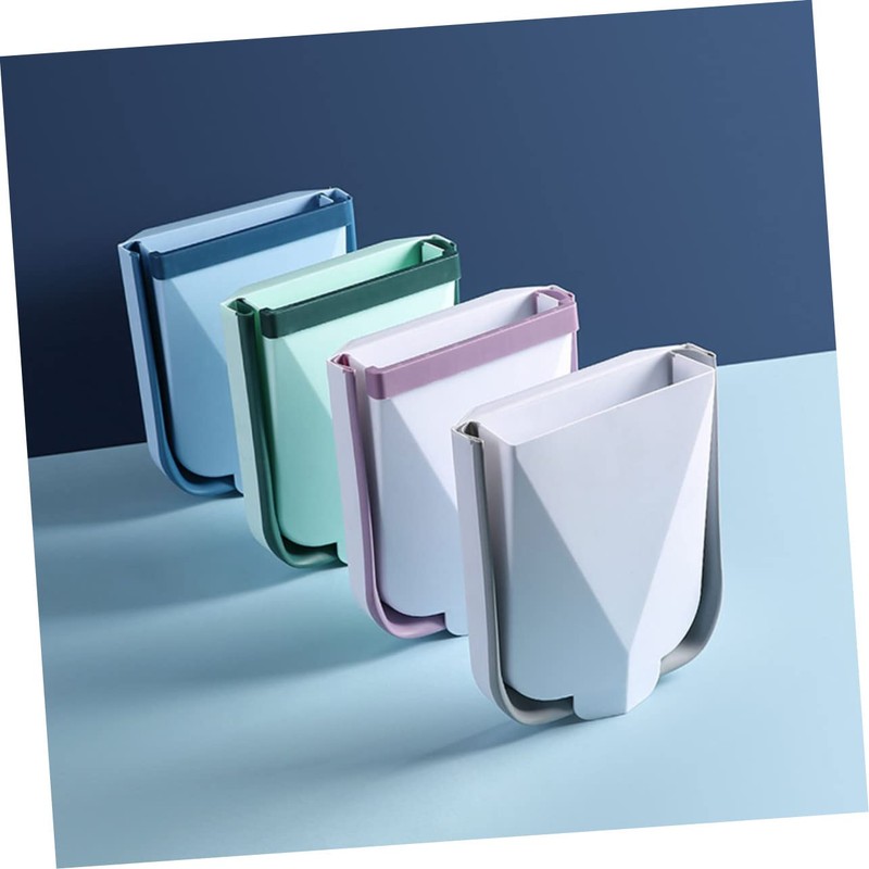 iplusmile Wall Mounted Folding Trash Can Space Saving Waste Container