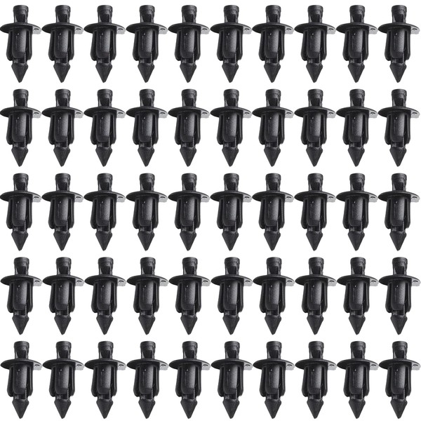 Pack of 50 6 mm expansion rivets, plastic, plastic rivets,
