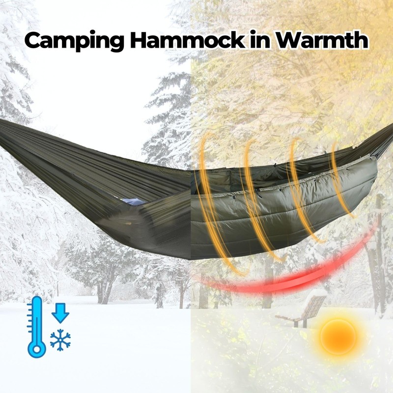 Onewind Camping Hammock Underquilt, Dupont Sorona Insulation Under Quilt, Lightweight