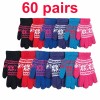 Unbranded 60 pairs Men's Women Snowflake Warm Knitted Magic Winter