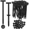 YuCool 30Pcs Nylon Universal Cable Tie Buckle, Heavy Duty Self-Locking