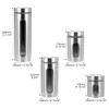 QWORK 4pc Stainless Steel Canister Set with Airtight Lids and