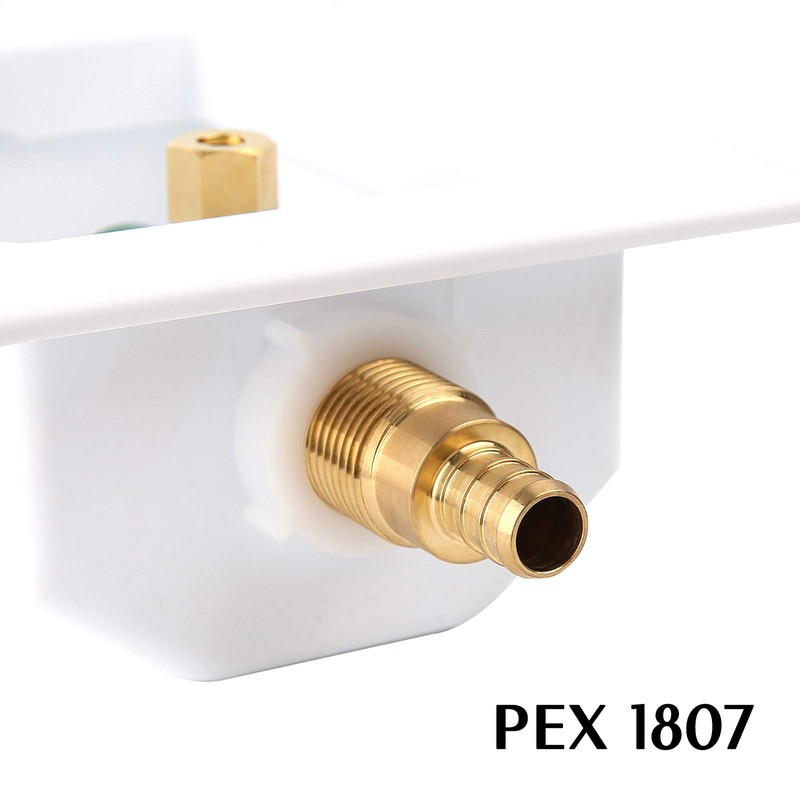 Solimeta Ice Maker Outlet Box Without Water Hammer Arrestor，PEX Connection,