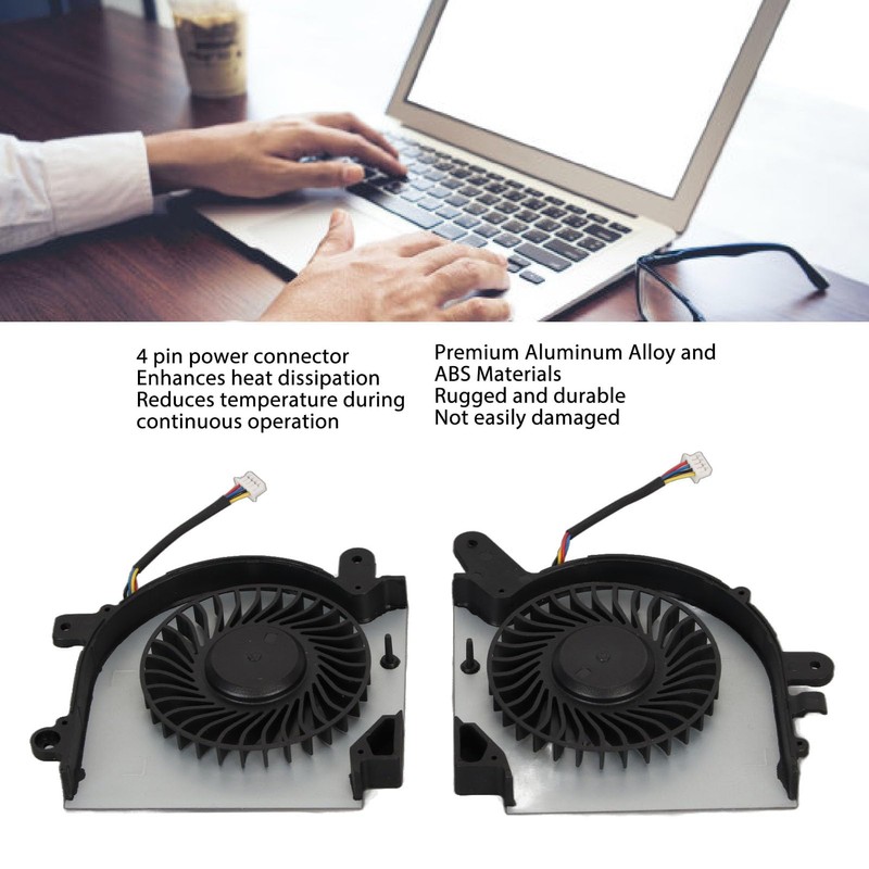Cuifati Laptop CPU Cooling Fan Notebook Internal Cooler Replacement for