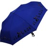 Doppler Mini Pocket Umbrella Open-Close Automatic Cats, Blue
