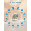 Meross WLAN Hygrometer Indoor Thermometer, Requires meross Hub, Smart LCD