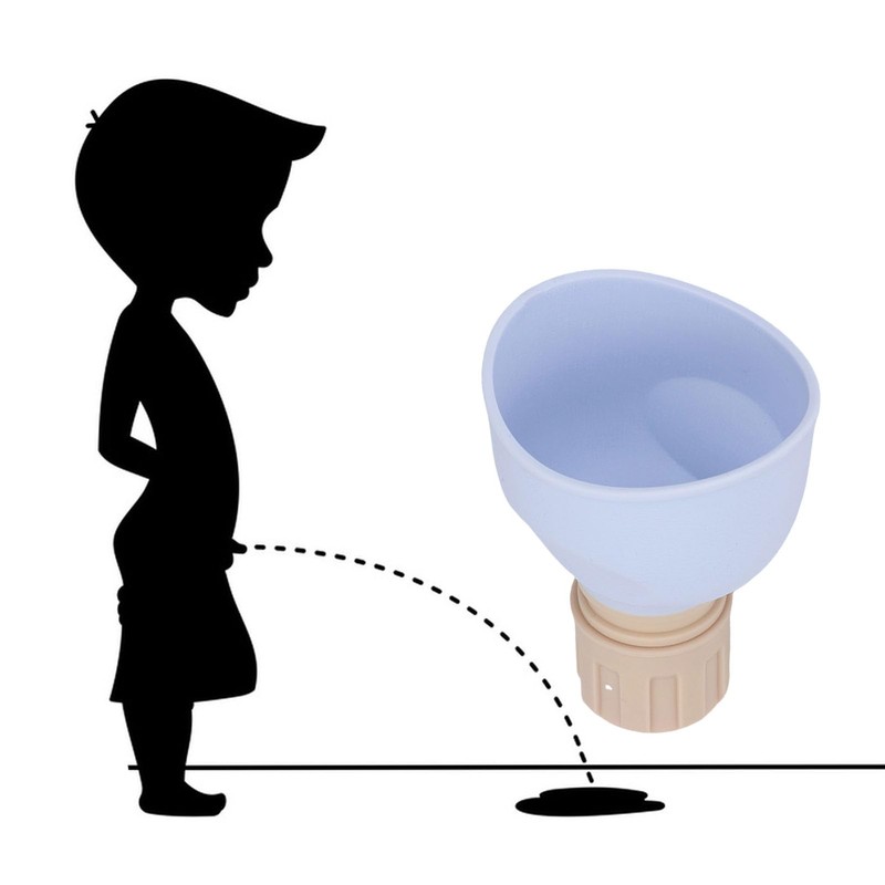 Unisex Urinal Pee Cup, Reusable Emergency Urine Funnel Pee Cup