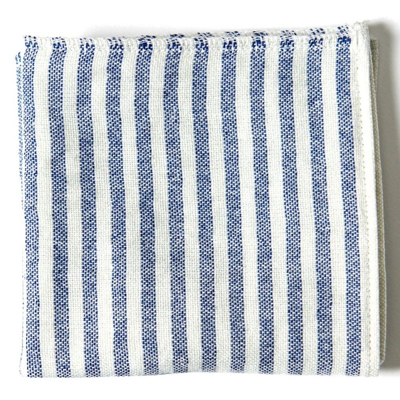 Sasawashi Gauze Handkerchief (25 x 25cm), Navy