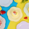 Liacere 50PCS Yellow Plastic Plates - Heavy Duty Disposable -Yellow