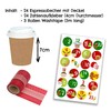 Papierdrachen DIY Advent calendar coffee cups - for you to