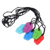5pcs Infants Teething Necklace Silicone Exercise Senses Soothing Gum Chewing