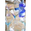 Vietri viva Rainbow Turquoise Margarita Glass