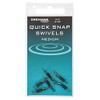 Drennan Quick Snap Swivels Pack Of 6 For Fishing: 12