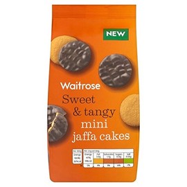 Mini Jaffa Cakes Waitrose 125g (Pack of 6)