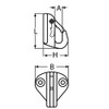 Fender Hooks/V4 A Stainless Steel 8 mm Fender Line Fender