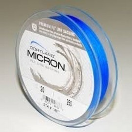 Cortland Fly Line Backing, Micron, 30 lb Test, Blue - 100, 150, 200, 250, 300, 400, 600 up to 2,500 yd (2000 Yards)
