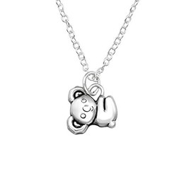 I love silver jewellery Sterling Silver Tiny Koala Bear Necklace - 18 Inch Chain Gift Boxed