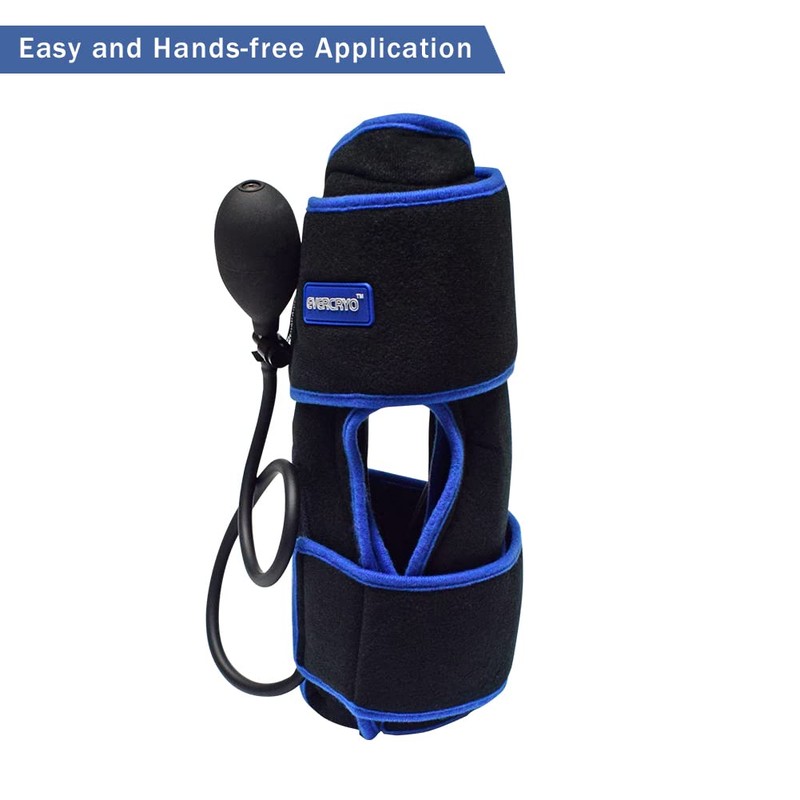 EVERCRYO Cryo Cuff Knee Cooler Compression Cold Pack Knee Cold