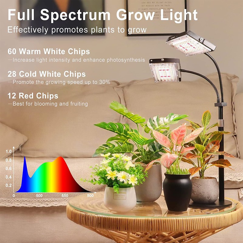 LED Plant Fill Light with Base Full Spectrum Plant Grow