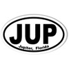 JUP Jupiter, Florida Euro Oval Sticker