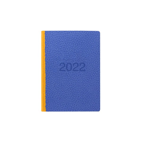 Letts Two Tone A6 Week to View 2022 Diary - Blue