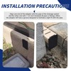 DEP Universal End Plug Replacement for Stegmeier Frontier Deck Drain,