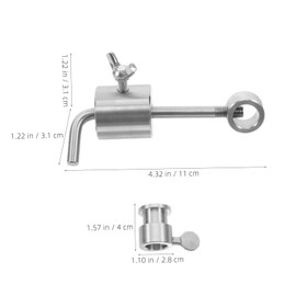 BESPORTBLE Stainless Steel Rotisserie Weight Grill Accessory for Even Heat Distribution for BBQ and Outdoor Cooking Weight Durable and Portable