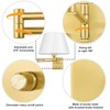 TRLIFE Dimmable Wall Sconce Plug in, Brushed Brass Wall Sconces