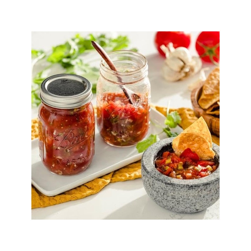 Ball Mason Regular Mouth Jars with Lids and Bands, Set